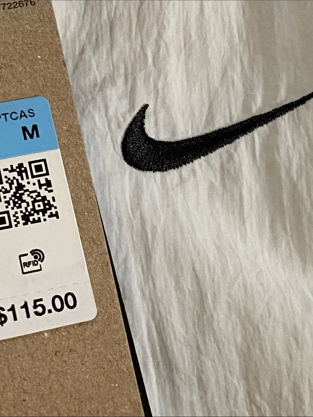 Nike Full Zip Embroidered Logo Oversized Jacket NWT
